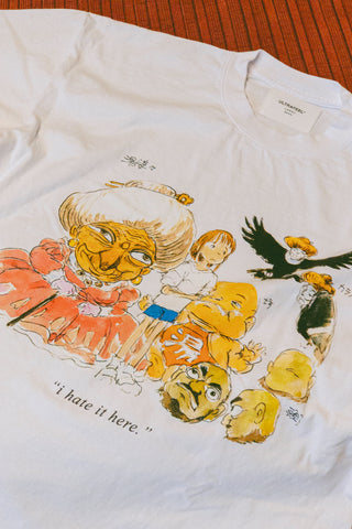 I HATE IT HERE T-shirt (white)