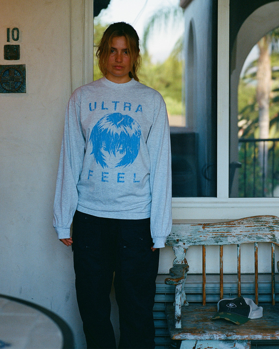blue Logo Long sleeve
