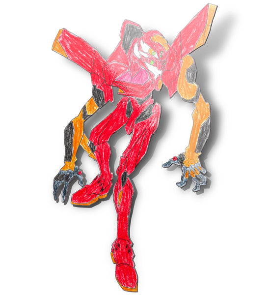 Crayon Eva unit vinyl sticker