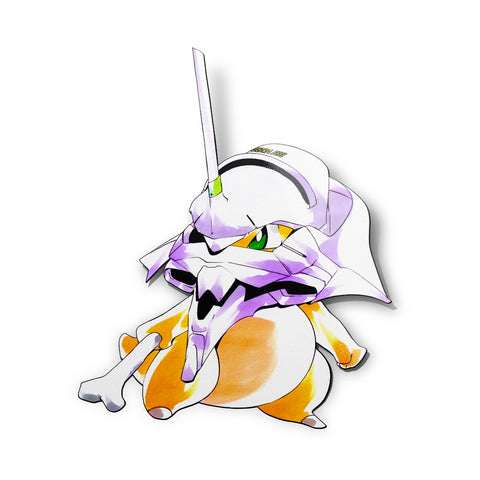 Cubone-01 Die cut vinyl sticker