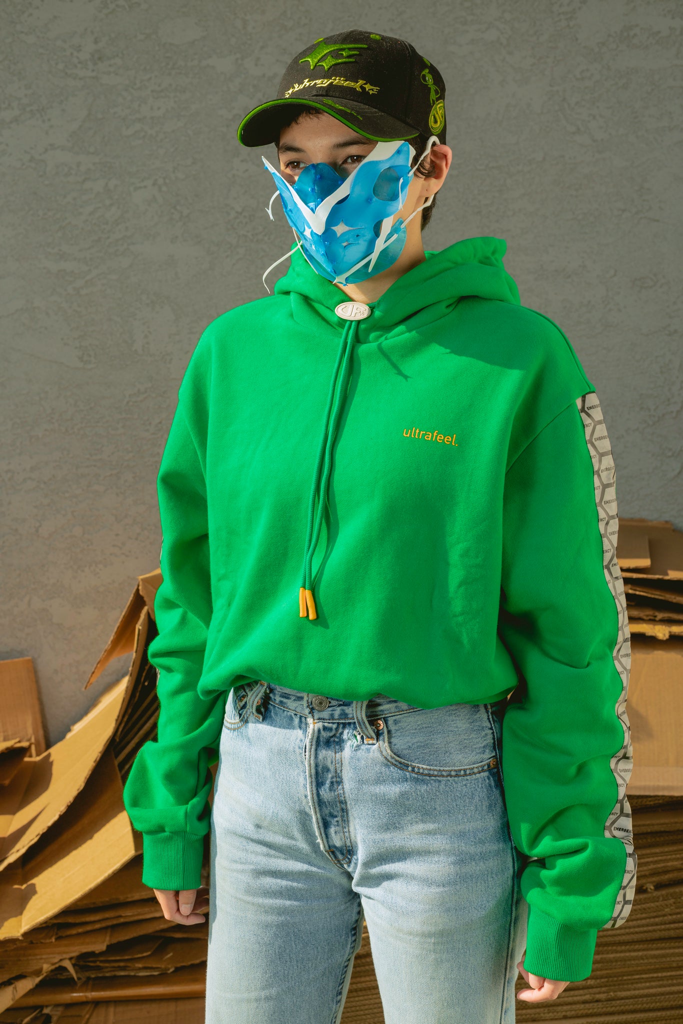 Emergency Hoodie green